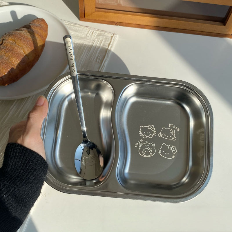 S304 Tray-fork-spoon-chopsticks Set